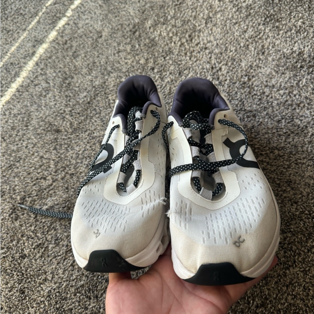 On Running Cloudtec White and Black Sneakers - Picture 5 of 7